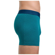 Falke Daily Comfort Boxershort van 2 stuks met print - Blauwgroen