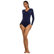 Falke Daily Drape korte bodysuit - ruimteblauw