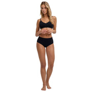 Falke Daily Naadloze Mid Taille Slip - Zwart