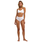 Falke Daily Naadloze Mid Taille Slip - Wit