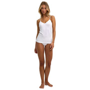 Falke Daily Naadloze Spaghettitop - Wit