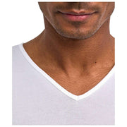 Falke Daily Naadloos T-shirt met V-hals - Wit