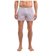 Falke Daily Woven Boxer - Blauw Rood Mix