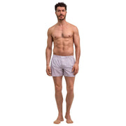Falke Daily Woven Boxer - Blauw Rood Mix