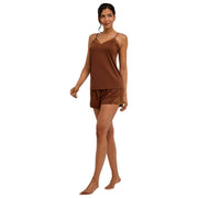 Falke Delicate Touch Chemise Top - Hertenbruin