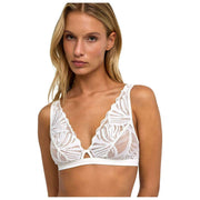 Falke Delicate Touch Driehoekbralette - Ivoor
