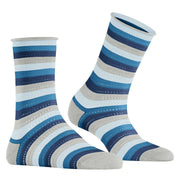 Falke Dopamine Stripe Socks - Artic Grey