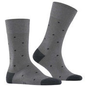 Falke Dot Socks - Steel Mel Grey