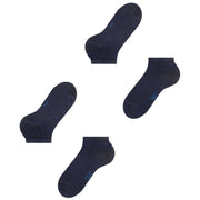 Falke Happy 2 Pack Sneaker Socks - Dark Navy