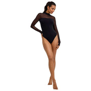 Falke Private Dancer Stringbodysuit - Zwart