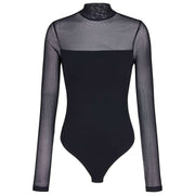 Falke Private Dancer Stringbodysuit - Zwart