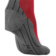 Falke RU Compression Energy Running Knee-High W3 Socks - Black/Scarlet Red