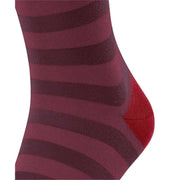 Falke Sensitive Mapped Line Socks - Passion Red