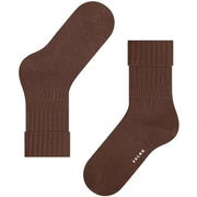 Falke Striggings Rib Boot Socks - Cinnamon Brown