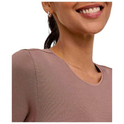 Falke tijdloze katoenen bodysuit met ronde hals en string - Milkshake Brown