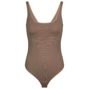 Falke Tijdloze katoenen tankstringbodysuit - Milkshake Brown