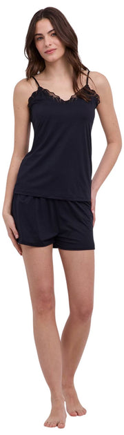 Falke Delicate Touch Chemise Top - Zwart