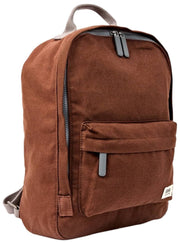 Roka Hampton kleine katoenen canvas rugzak - Lindt Brown