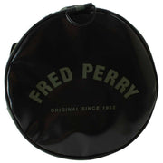 Fred Perry Classic Barrel Bag - Laurierkrans Groen/Zwart