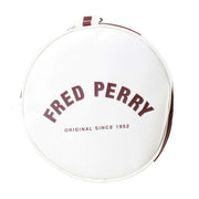 Fred Perry Classic Barrel Bag - Oxblood Red/Ecru Cream