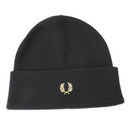 Fred Perry Classic Beanie - Black/Champagne