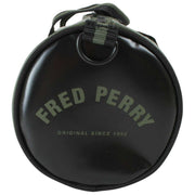 Fred Perry Classic Mini Barrel Bag - Laurierkrans Groen/Zwart