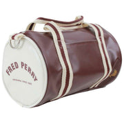 Fred Perry Classic Mini Barrel Bag - Ossenbloed/Ecru Crème