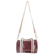 Fred Perry Classic Mini Barrel Bag - Ossenbloed/Ecru Crème