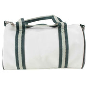 Fred Perry Mini Classic Barrel Bag - Ecru Cream/Night Green