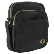 Fred Perry Textured Nylon Side Bag - Black