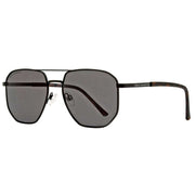 French Connection Metal D-Frame Sunglasses - Matte Black