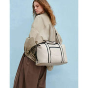Gaston Luga Dash kleine weekendtas - taupe grijs