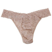 Hanky Panky Signature Lace 3-pack Original Rise Strings - Chai/zwart/donker granaatappel