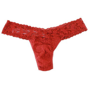 Hanky Panky 5-pack kenmerkende kanten strings met lage taille - Graniet/Woodland/Clay Ole/Donkere Granaatappel/Vanille