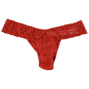 Hanky Panky 5-pack kenmerkende kanten strings met lage taille - Graniet/Woodland/Clay Ole/Donkere Granaatappel/Vanille
