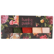 Hanky Panky 5-pack kenmerkende kanten strings met lage taille - Graniet/Woodland/Clay Ole/Donkere Granaatappel/Vanille