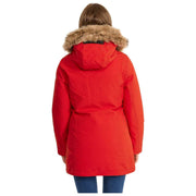 Helvetica Mountain Pioneers Lilli parkajas met capuchon - rood/naturel