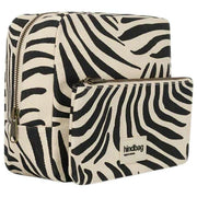 Achtertas Alix Extra Grote Toilettas - Ecru Zebra