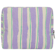 Hindbag Alix Extra Grote Toilettas - Groen/Parma Strepen