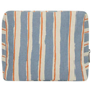 Hindbag Alix Extra Grote Toilettas - Oranje/Blauwe Strepen