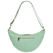 Achtertas Andrea Half Moon Bag - Groene Strepen