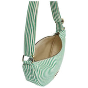 Achtertas Andrea Half Moon Bag - Groene Strepen