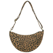 Achtertas Andrea Half Moon Bag - Luipaard Kaneelbruin
