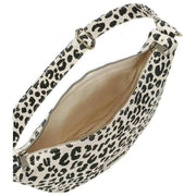 Achtertas Andrea Half Moon Bag - Luipaard Off White