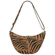 Achtertas Andrea Half Moon Bag - Zebra Kaneelbruin