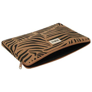 Hindbag Ava Medium 15-inch laptoptas - Kaneel Zebra Bruin