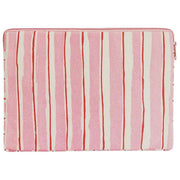 Hindbag Ava Medium 15inch Laptoptas - Rood/Roze Strepen