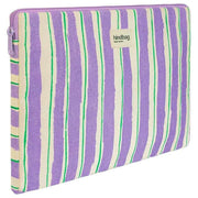 Hindbag Ava Kleine 13-inch Laptoptas - Groen/Parma Strepen