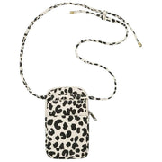 Achtertas Bill Telefoontasje - Luipaard Off White