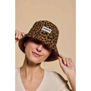 Hindbag Bob Bucket Hat - Luipaard Kaneelbruin